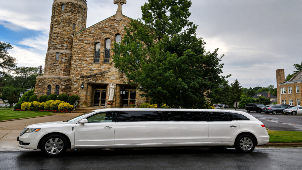 Lincoln MKT White Limousine