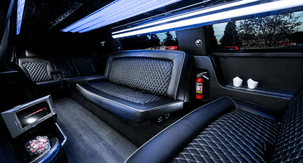Lincoln MKT White Limousine