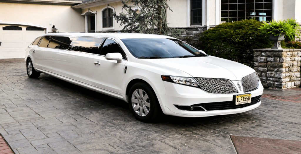 Lincoln MKT White Limousine